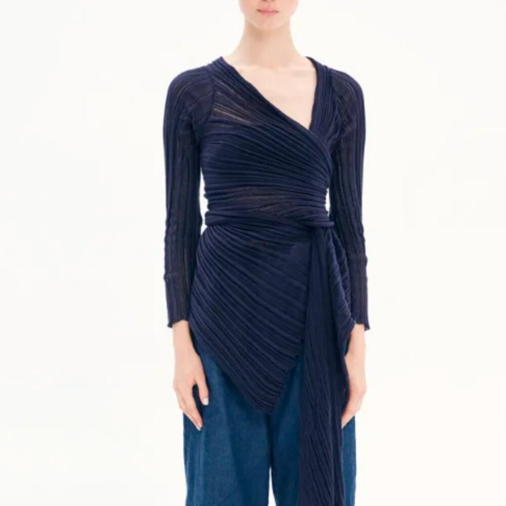 Ioanna Kourbela Wrap Knit Cardigan – Like New Condition